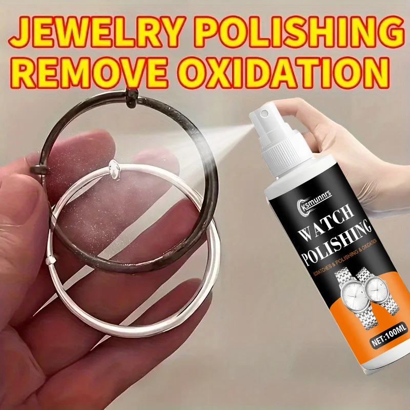 

Jewelry Repair Spray | Multi-functional liquid polish that quickly removes scratches and restores shine to gold, silver, stainle
