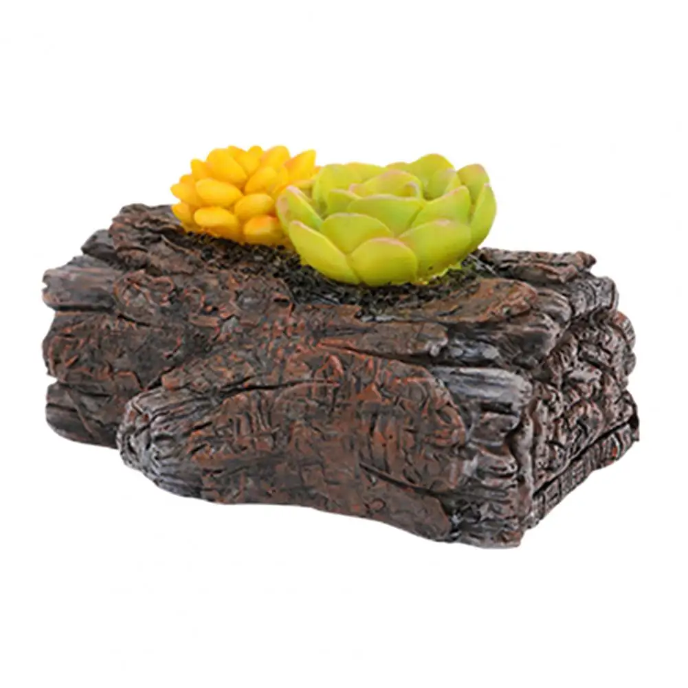 Garden Ornament Key Hider Simulation Stone Design Waterproof Secure Outdoor Key Storage Resin Key Box