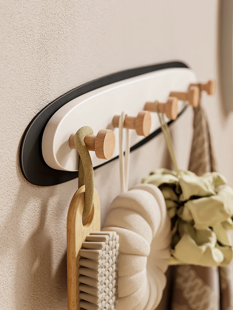 The product can be customized. Creative clothes hook wall hanging wall without punching after entering the door, clothes