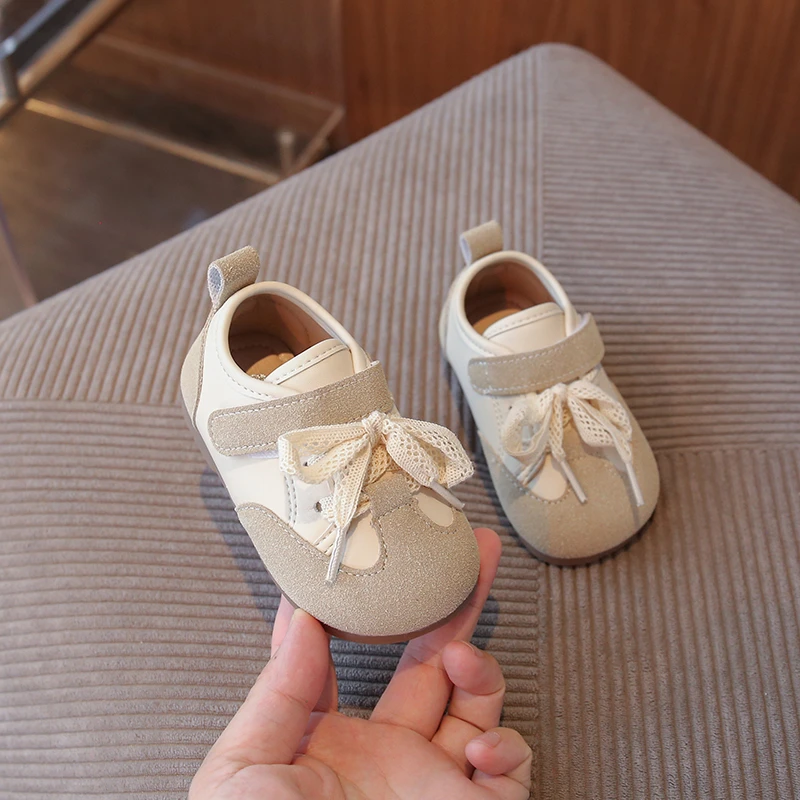 

2025 Children Casual Shoes for Girls Autumn New Fashion Korean Style Soft Bottom Anti-slippery Princess Baby Walk Sneakers