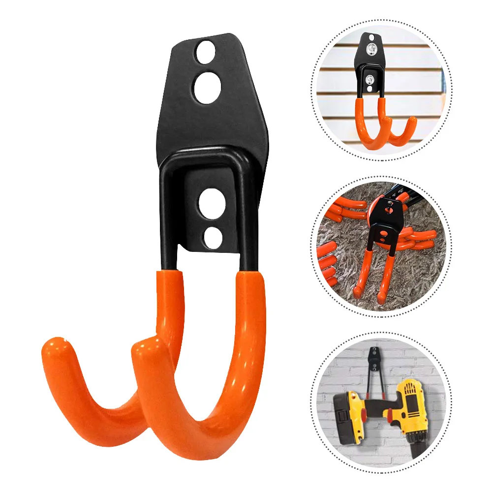 

4 Pcs Wall Tool Hook Hangers Heavy Duty Garage Organizers and Storage up Tools Rubber Utility Hooks Organization