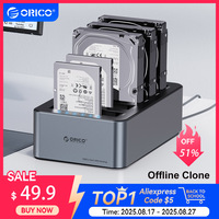 ORICO 4/5 Bay HDD Docking Station Offline Clone Hard Drive Case HD External 2.5/3.5\
