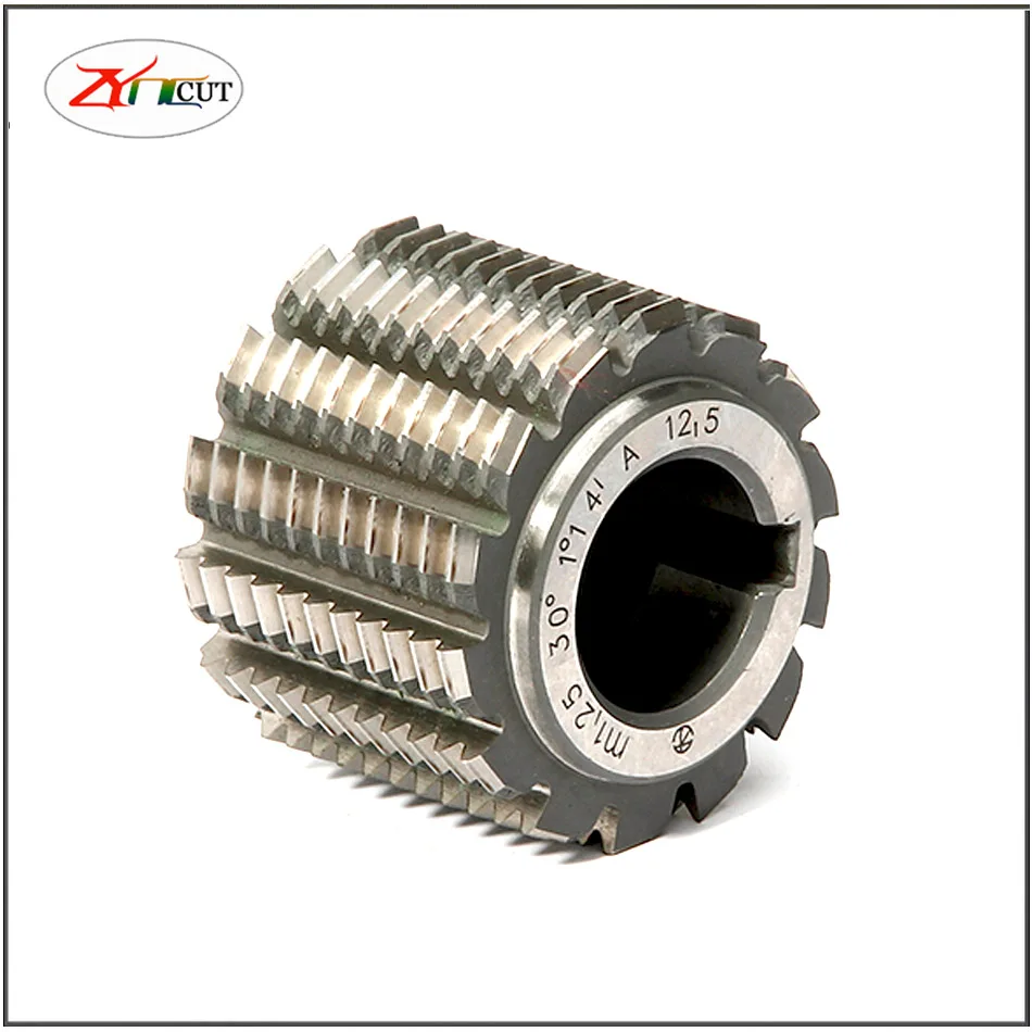 M0.5 M0.8 M1.0 M2.0 M3.0 M4.0 M5.0 M6.0 M8 M10 Gear hob Modulus PA 30 degrees HSS Titanium Coating Gear hob Gear Cutting Tools