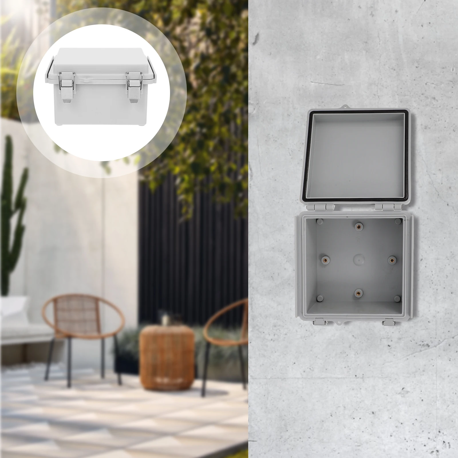 

150X150Mm Waterproof Junction Transparent Outdoor Electrical Box Weatherproof Plastic Cable Connection Case Splashproof