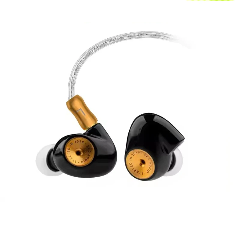 

HIFI Wired Earphones With High Sound Quality Physical Noise Reduction Dynamic Coil Resin Earphones Comfortable Ear Lock
