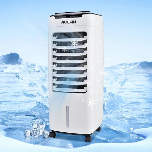 Single phase three speed touch screen household portable air conditioner _ air cooler evaporative fan portable air cooler