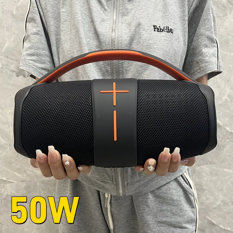 

HOPESTAR-H60 Bluetooth Speaker Outdoor Portable Subwoofer Battle Drum God TWS TF Card USB Wireless Music Center Bluetooth 5.1