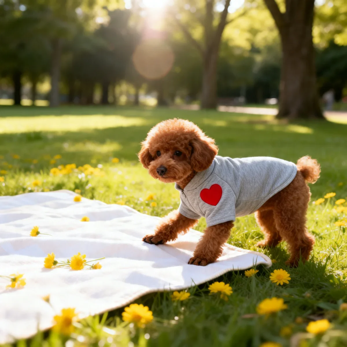 1 Stück Haustierkleidung, Liebespullover für Hunde und Katzen, für Teddy, Welpen, mittelgroße Hunde, Teddy-Herz-Sweatshirt, Welpen-Outdoorkleidung – Detail 2