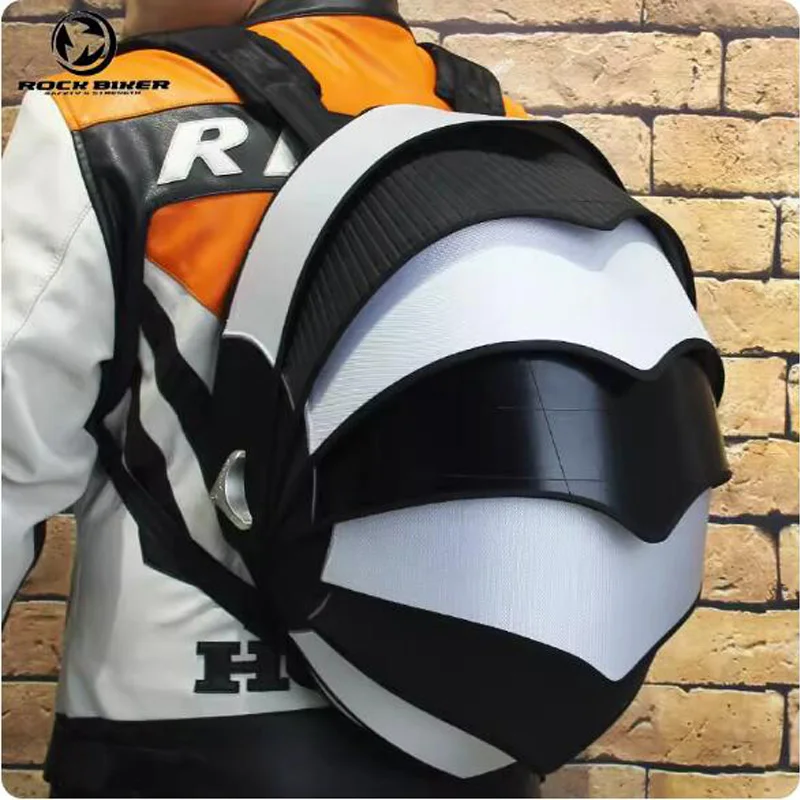 New ROCK BIKER Motorcycle Backpack Moto Helmet bag Man shoulder riding knights locomotive tailgear Knight Racing knapsack size S