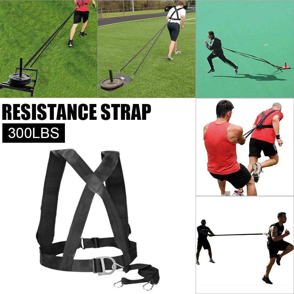 Fitness Back Strap Running Resistance Band Set Track & Field Weight  Muscle Training Belt Speed Practice Exercise Belt