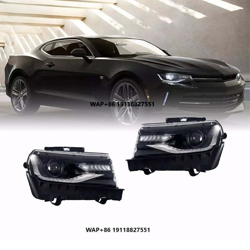 

CZJF Factory Full LED Headlights Car Camaro Head Light Lamp for 2016 2027 2018 Headlights