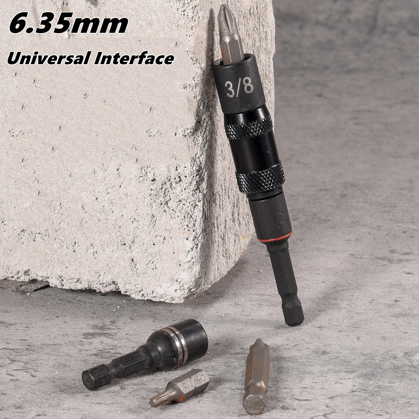 1/4 3/8 5/16 Hex Magnetic Ring Screwdriver/Drill Bits Extension Rod Magnetic Swivel Quick Change Holder Drive Screw Drill Tip