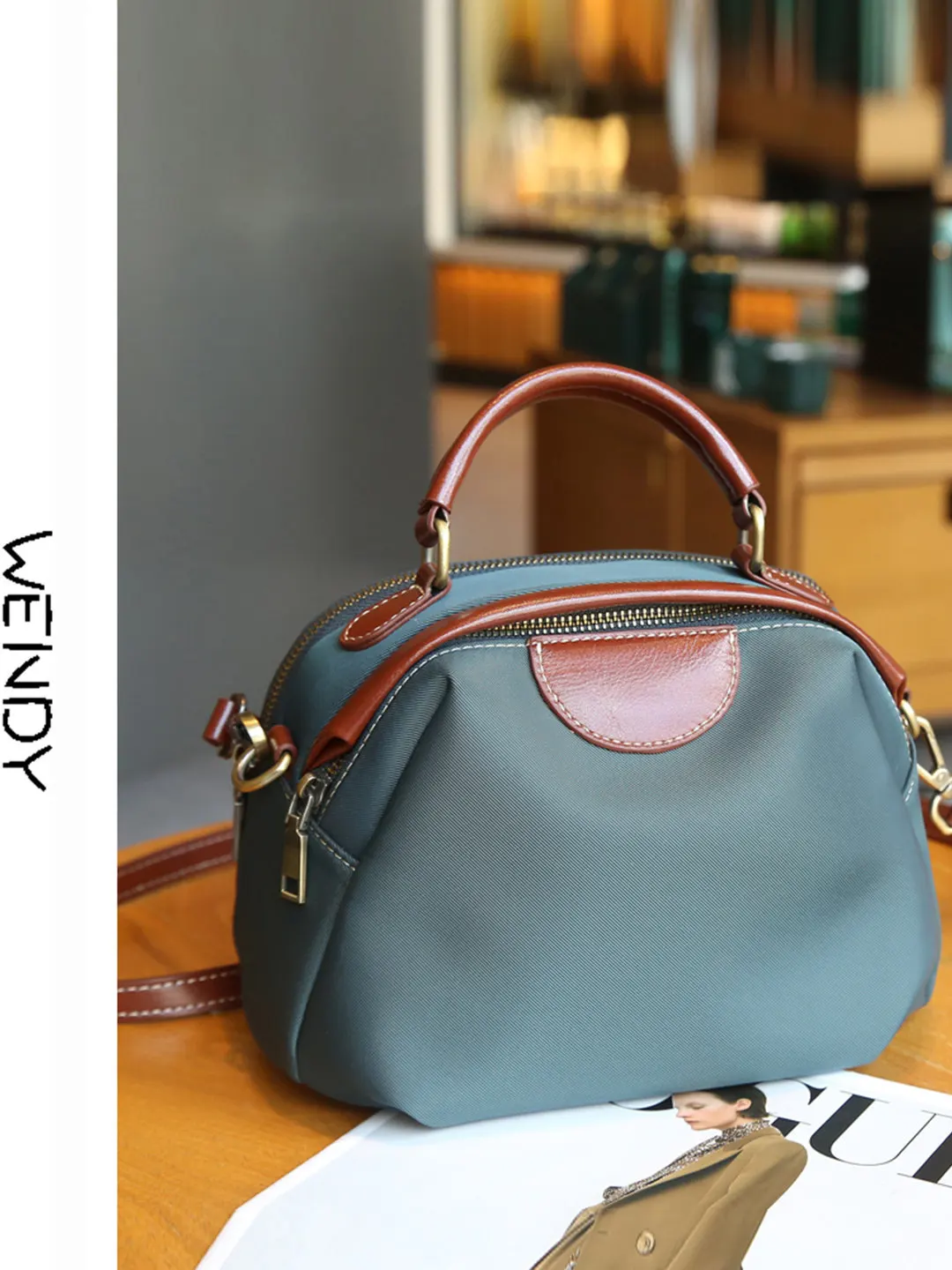 

Большая вместительная женская сумка из ткани Оксфорд, легкая, модная, новинка 2026 года, на плечо, с мягкой отделкой, на молнии