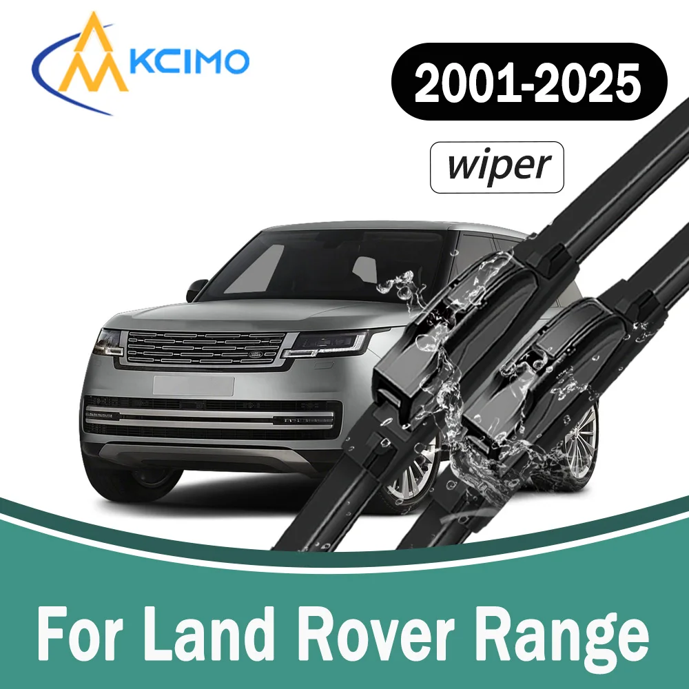 

All-Weather Front Windscreen Wiper Blades For Land Rover Range Rover 2001-2025 Silent Car Windshield Replacement Part 2Pcs