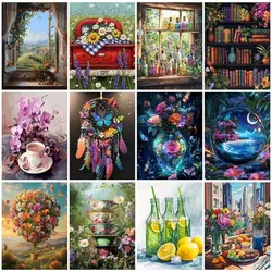 RUOPOTY-Painting By Number Adults New,Arts Crafts,Home Decor Items,Paint Kit,Digital,Canvas Art Painting,Watercolor,Diy Set,Oil