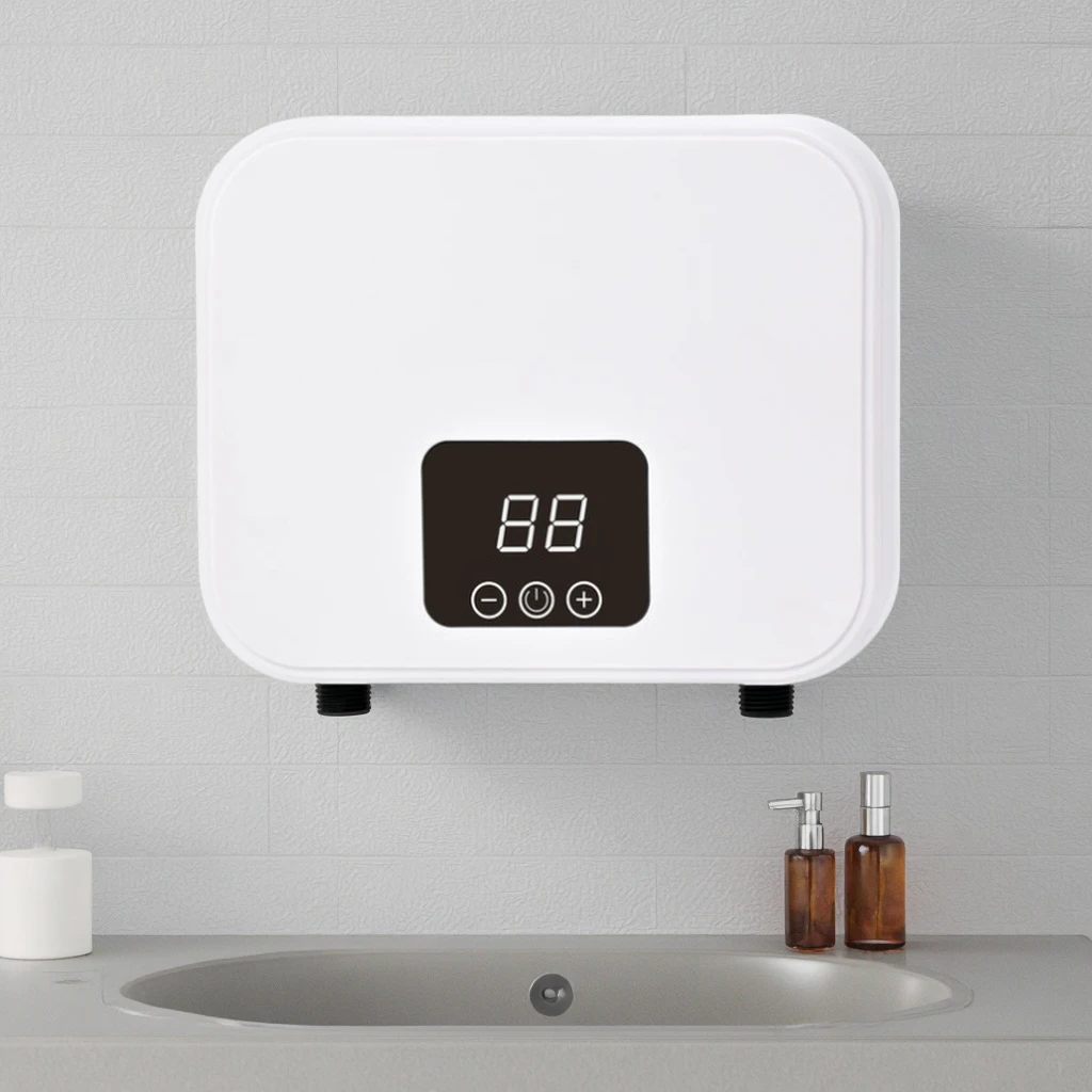 

Настенный 220 В постоянная температура безрезервуарный электрический водонагреватель для ванной комнаты 5,5 кВт отели гаражи мгновенный водонагреватель для душа