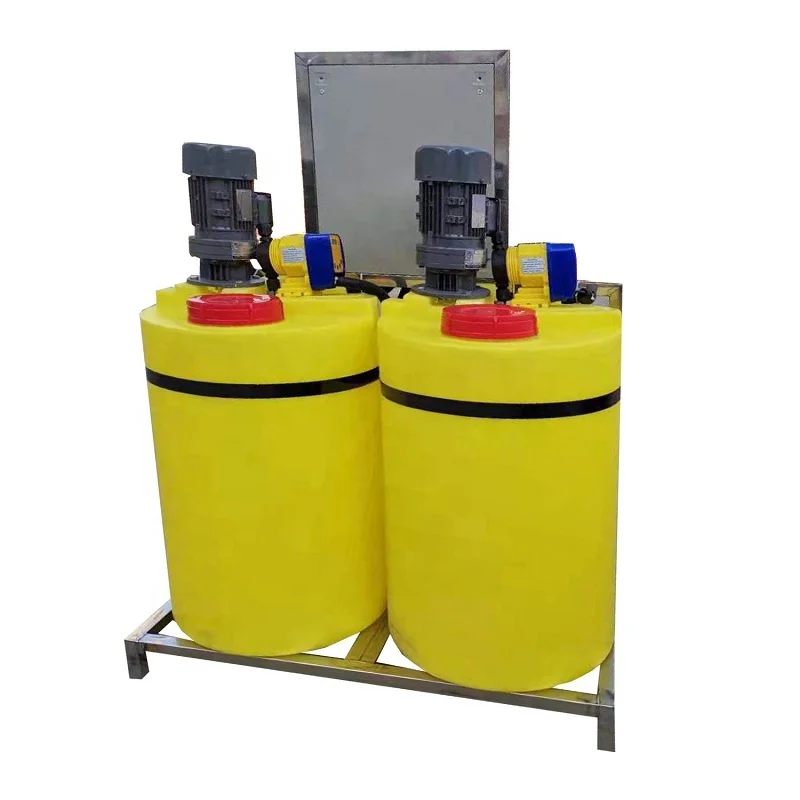 Factory System PAM Automatic Device Powdered Flocculant Mixing Machine Sodium Hypochlorite Sterilizer