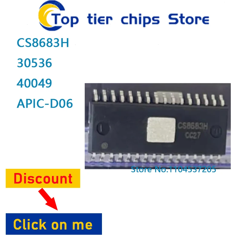 

10 шт. ~ 5 шт./лот CS8683H 30536 40049 APIC-D06 QFP 100% НОВЫЙ