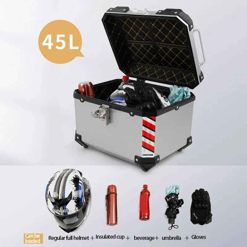 E520 Trunk Motorcycle modified rear trunk Electric Scooter 45L general purpose rear storage box