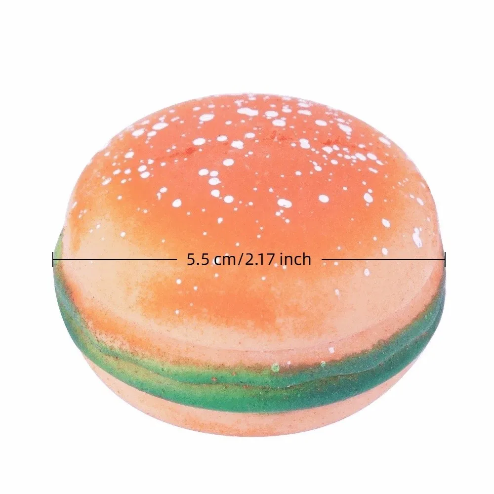 Gifts TPR Pinch Toy Hamburger Stress Relief Fidget Toy Delicious Food Slow Rebound Simulation Hamburger