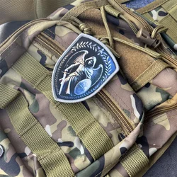 Parche táctico con estampado de ángel para gancho y bucle