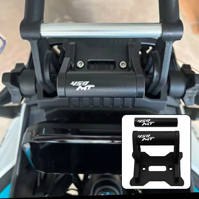 For CFMOTO 450MT MT450 2024 2025 Motorcycle Accessorie For CF450MT GPS Phone Holder Stand Navigation New Extension Bracket