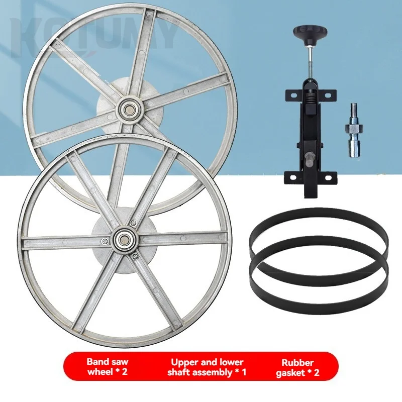 Band Saw Wheel Manual Gear Band Saw Machine Accessories Upper And Lower Wheels New Wooden Construction Site