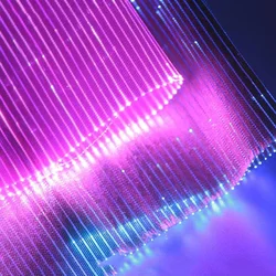 LUMISONATA Luminous Fiber Optic Fabric with LED Lights for Clothing and Crafts