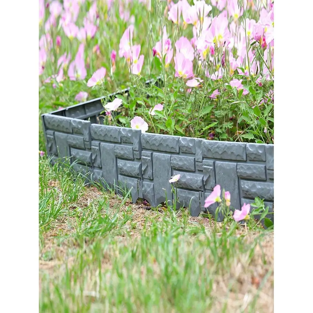 

Garden Fence, Yard Vegetable Garden Plastic Border, AntiBrick Small Fence, Yard Soil Isolation Divider