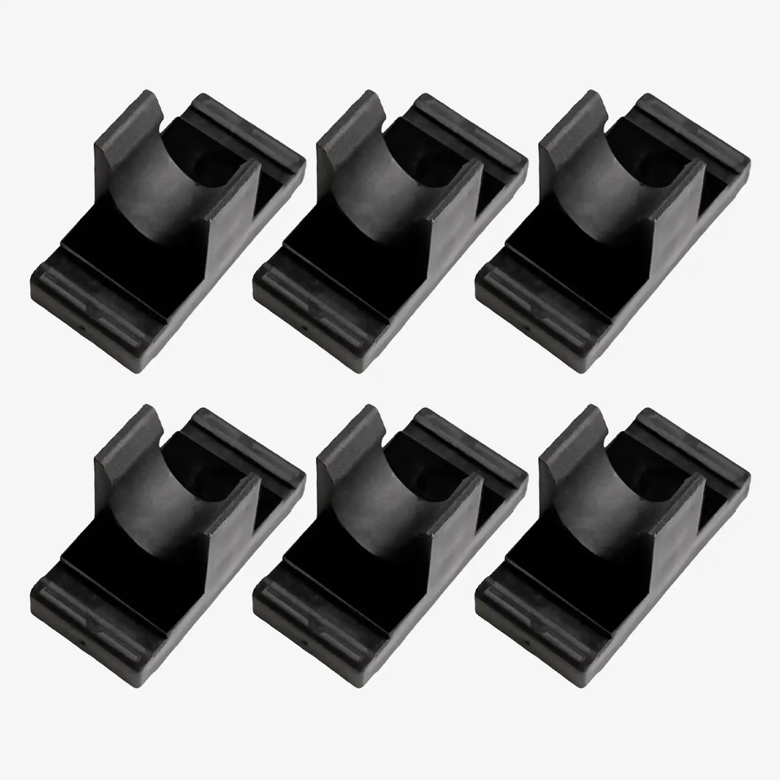 6Pcs Camping Cart Buckle Oval Card Head Lightweight Heavy Duty Desktop Table Card Buckle for Camping Travel Picnic Outdoor Sport