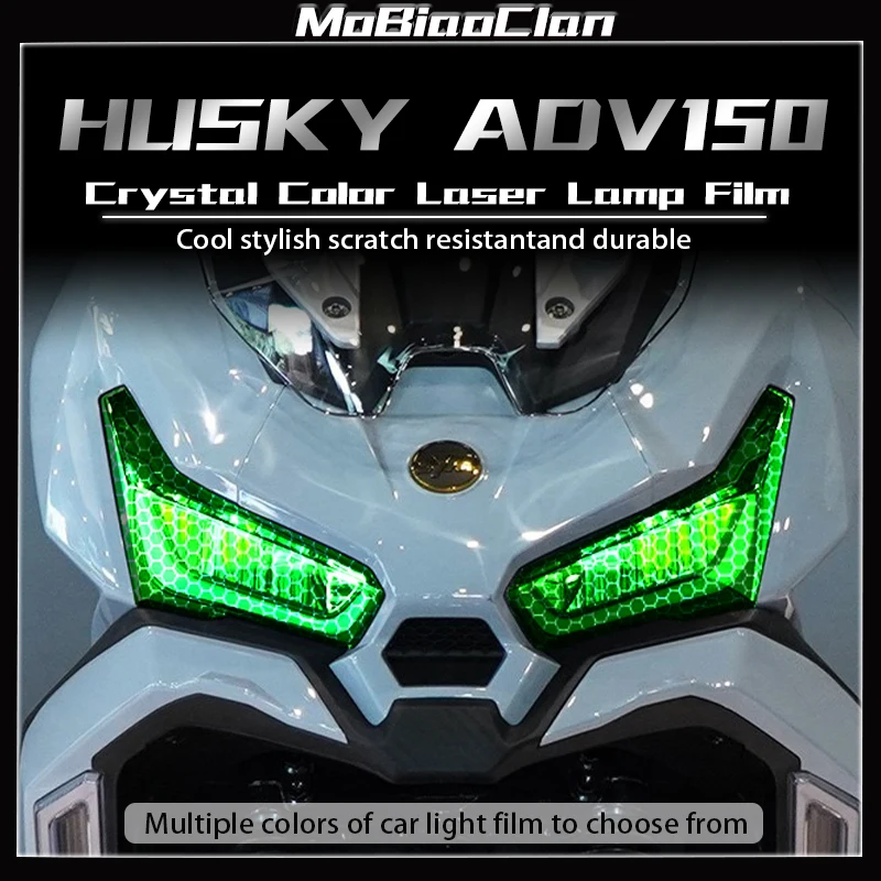 

For SYM HUSKY ADV150 Motorcycle headlight and taillight color change honeycomb laser protective film accessories