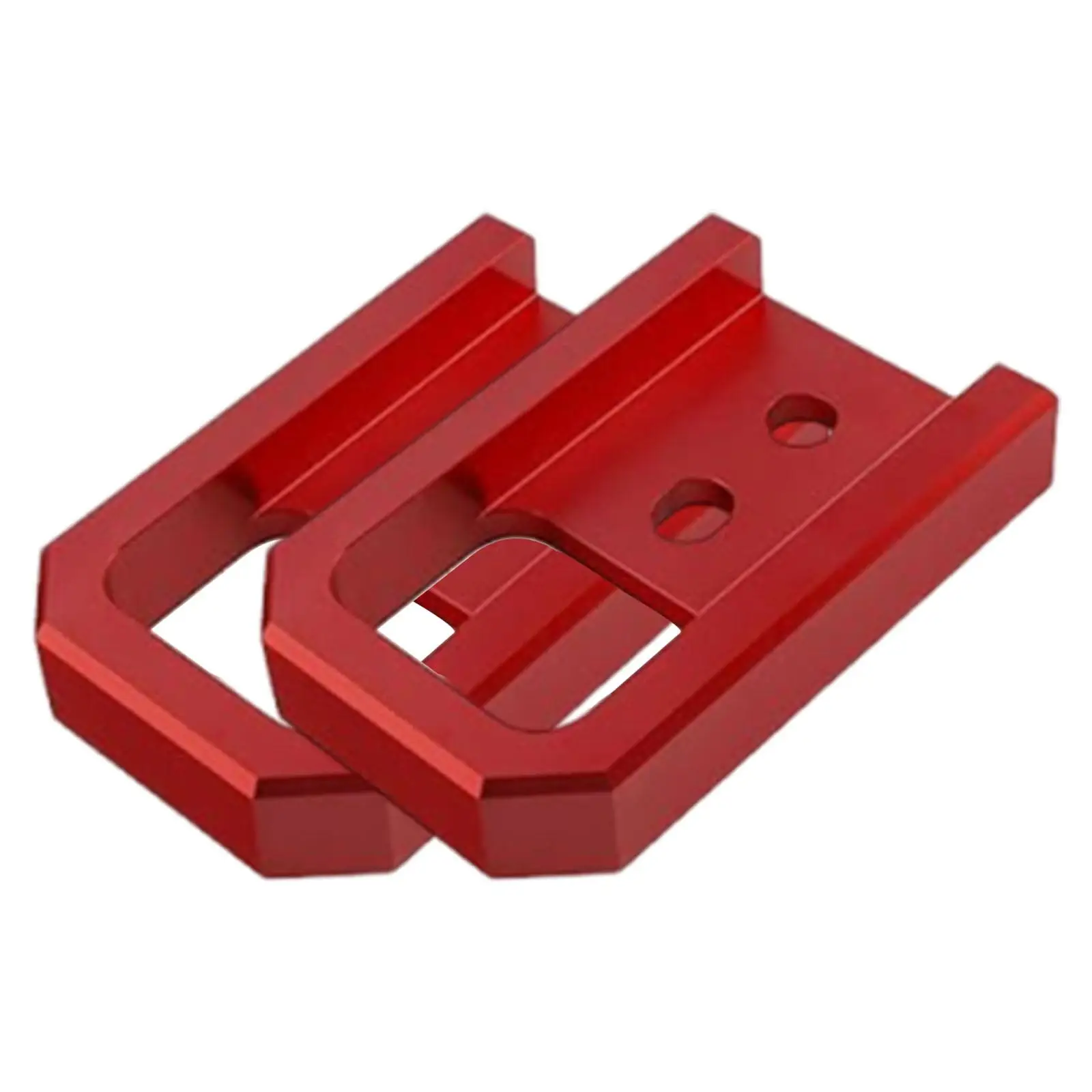 2 قطعة خطاف سحب سبائك الألومنيوم ونش هوك لشاحنة ATV سهلة التركيب #4