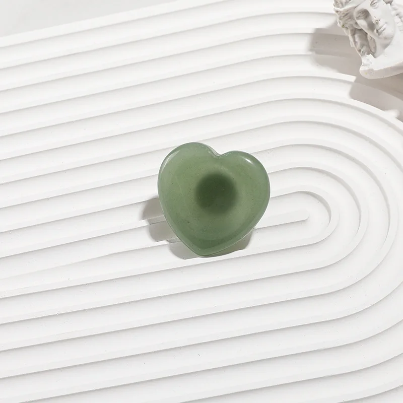 Forget worry stone energy peach heart type pure brass base cabinet door wardrobe drawer handle