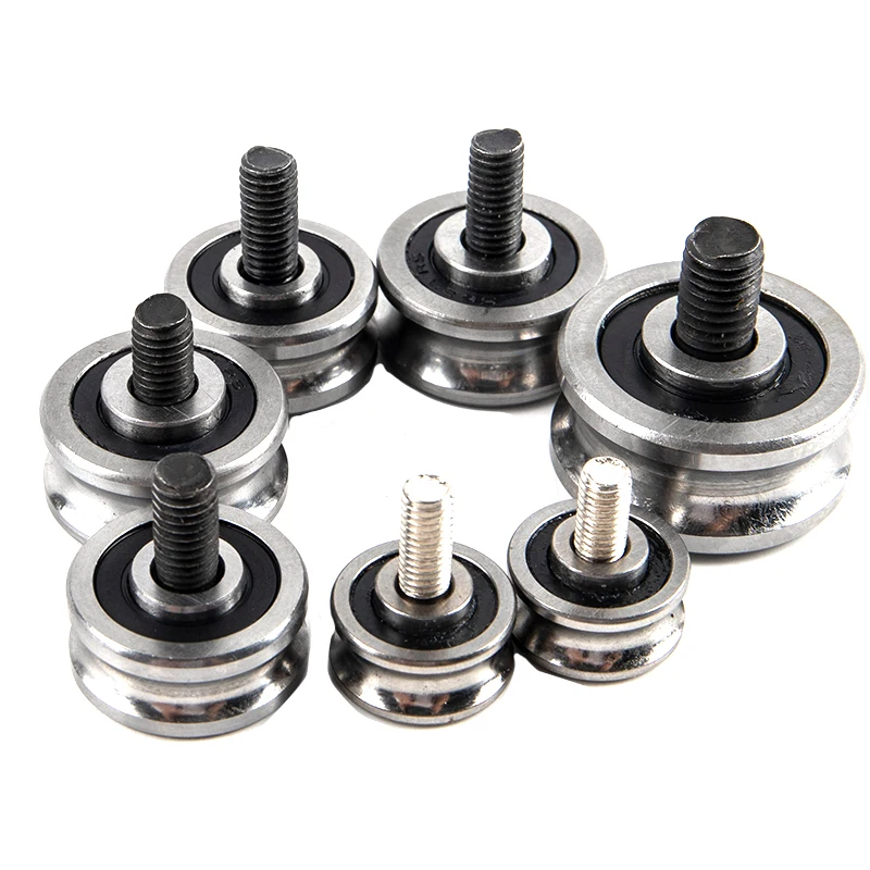 SG15 SG20 SG25 +M5 M6 M8 Screw Bolts Bearing Steel U Groove Pulley Ball Bearings Track Guide Roller Bearing