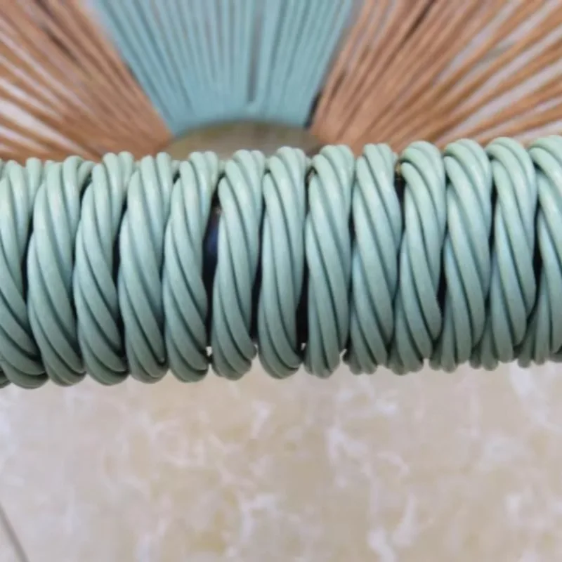 500g 4.5mm Width PE Synthetic Rattan Weaving Material Plastic Knit for Chair Table Furniture Repair image 4