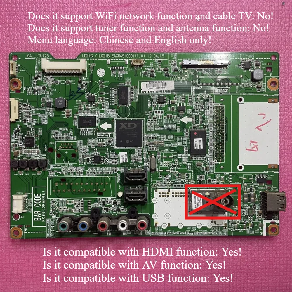 اختبار جيد اللوحة الرئيسية EAX 64910001   (1.0) اللوحة الأم للتلفزيون 42 بوصة 42LS3150-CA 42LM3450-CA 42LS345T 42LS3450 42LS315H-CA