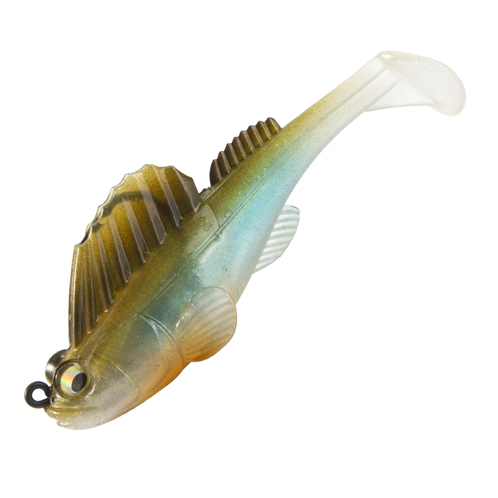 Hunthouse Jig beschichteter Angelköder 75 mm/14 g weicher Köder All Water Swimbaits für Forelle Hecht Bass Shad Barsch Tackle lw226
