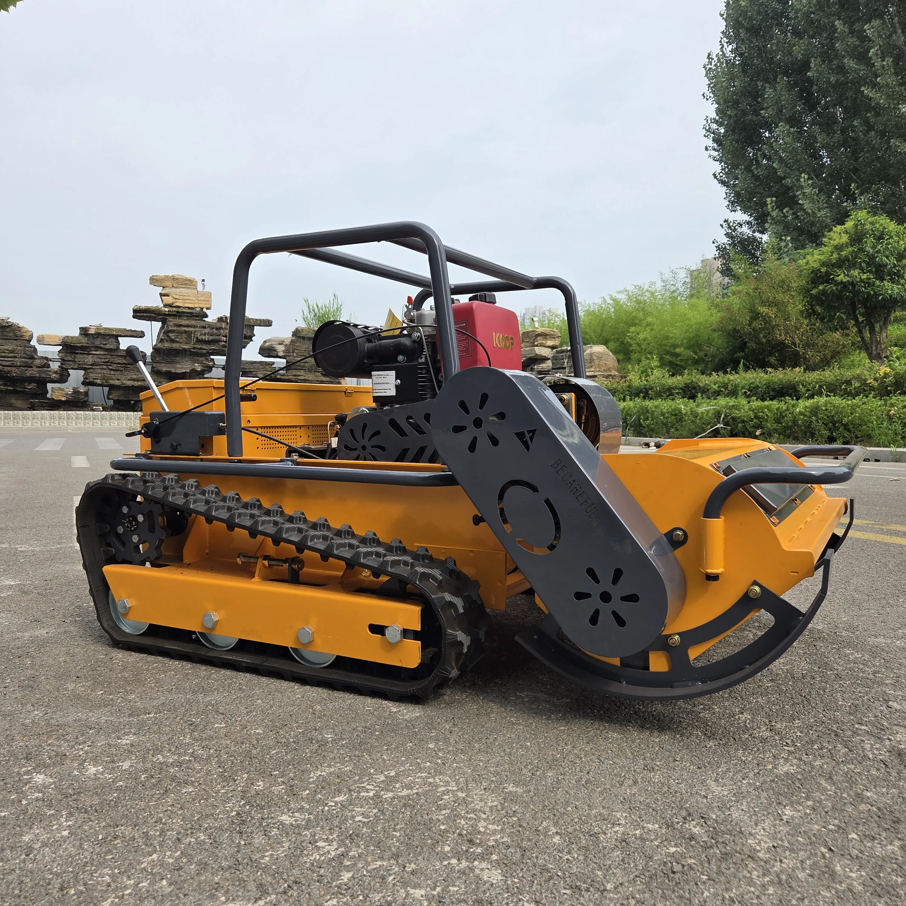 Custom diesel powered flail EURO5/EPA wholesale lawn mower farm garden agricultural equipment lawn mower forest feller for sale