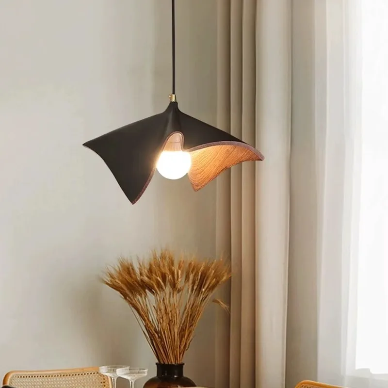 

Light luxury adjustable hanging bark Pendant Light, glossy bedroom, dining room home ceiling lighting decorative light fixtures.