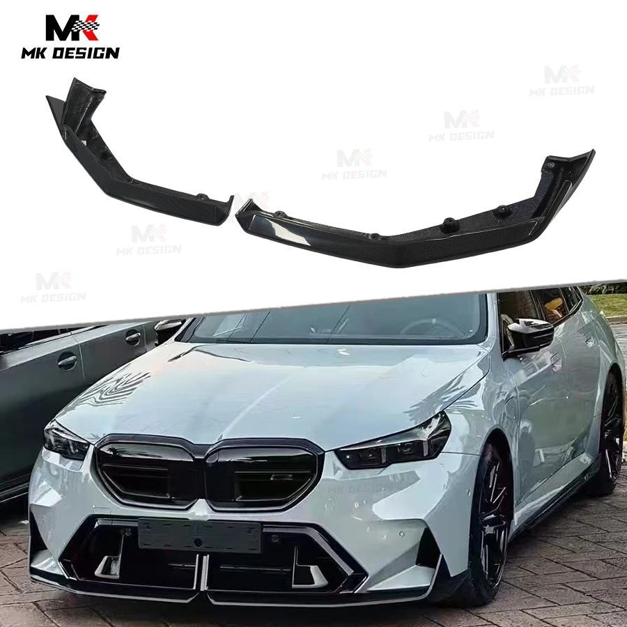 

Dry Carbon Fiber MP Style Front Bumper Lip Chin Spoiler for BMW G90 G99 M5 Sedan 2024+ Carbon Front Lip Splitter Car Accessories