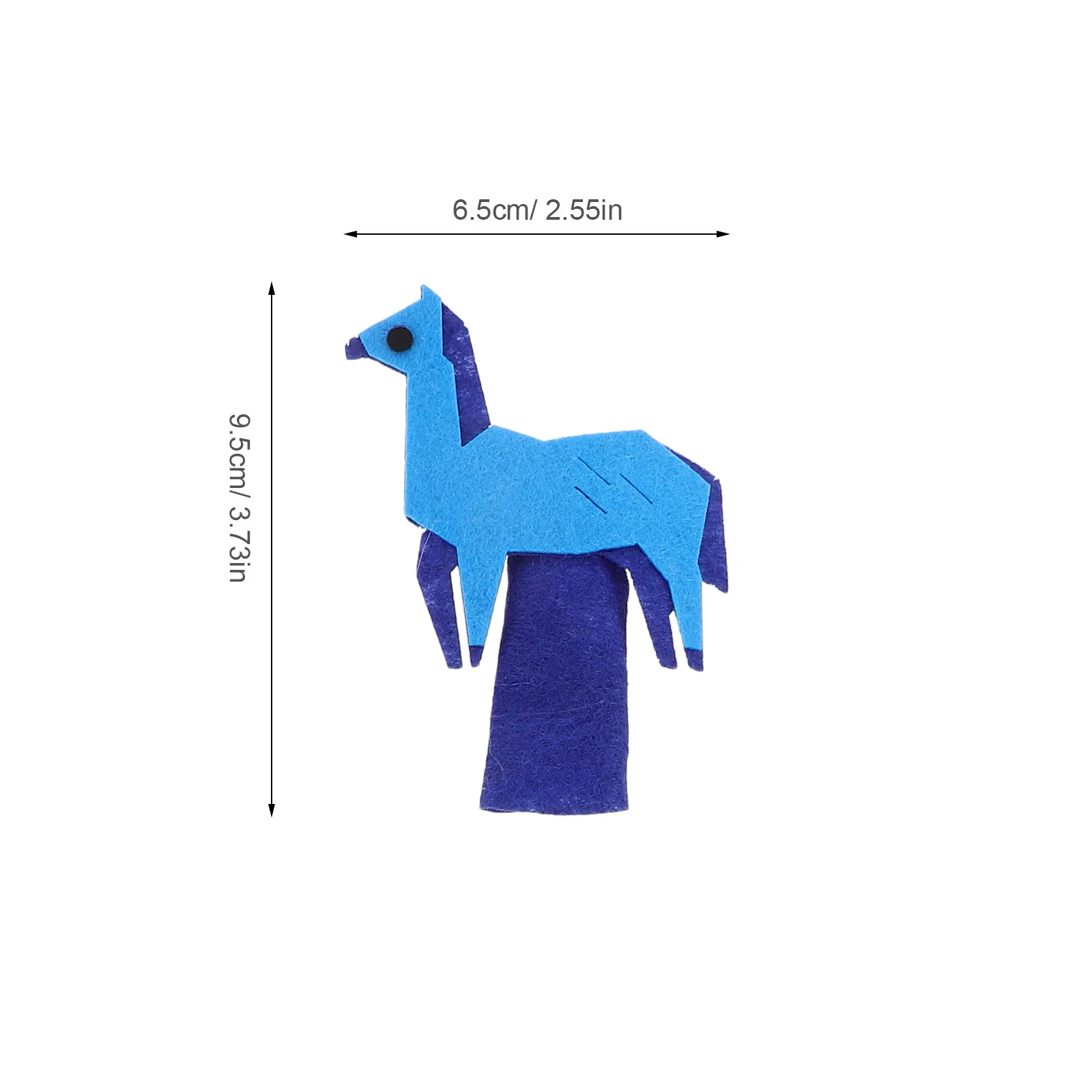 Conjunto de fantoches de mão de feltro de animais de desenho animado, 9 peças para crianças, fantoches de dedo macio para contar histórias, diversão criativa