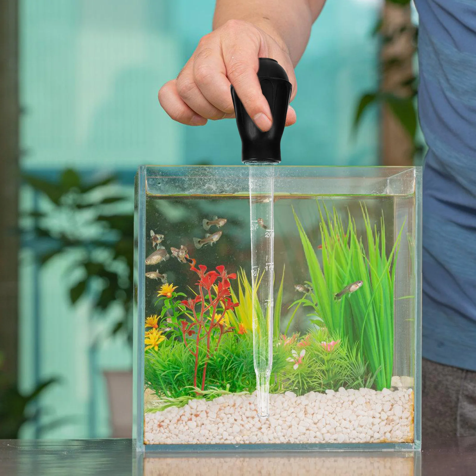 

1Set Aquarium Gravel Cleaner Manual Fish Tank Water Siphon Cleaner Portable Gravel Vacuum for Aquarium Sand Cleaning
