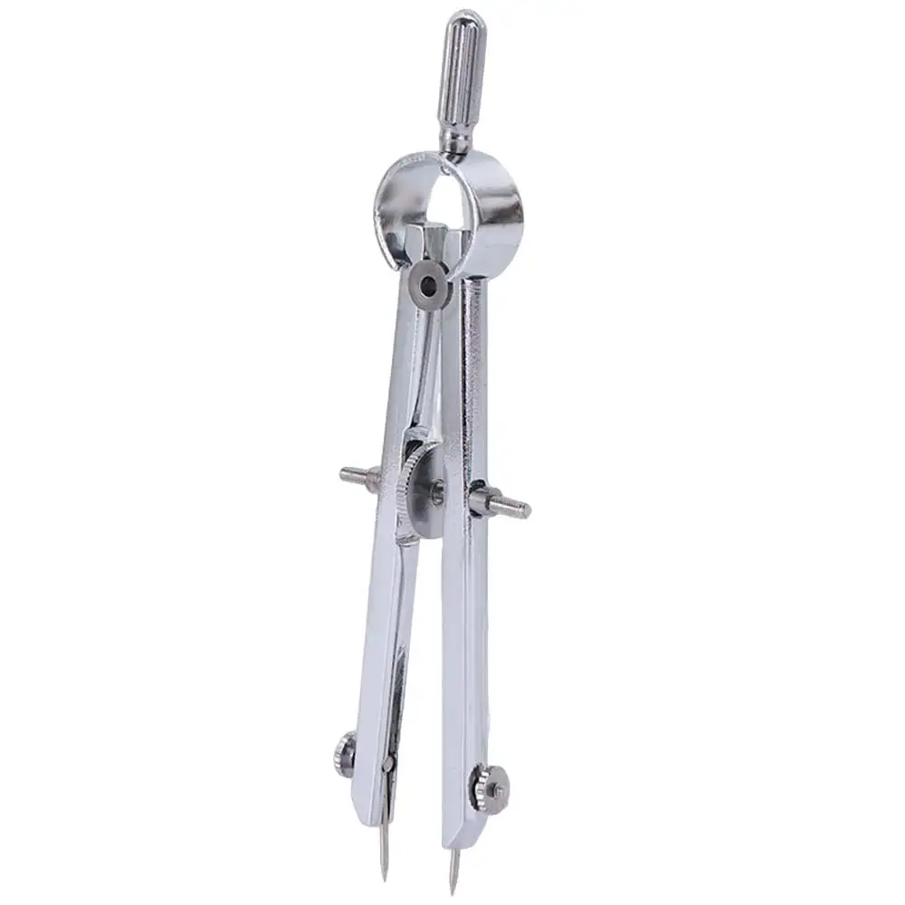 Precision with Lock Drawing Tool Bow Divider Geometry Compass Protractor Spring Compasses Geometry Scribe Gauge Math Compass