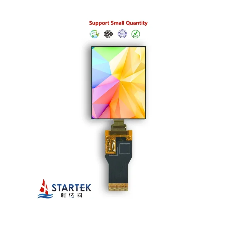 

2.4 Inch 450x600 OLED Resolution LTPS High Brightness SPI/MCU/MIPI Interface AMOLED Display