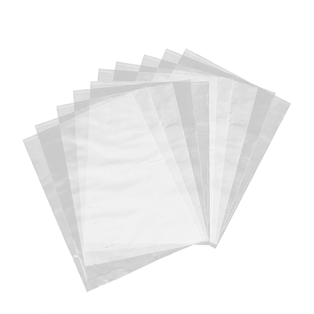 

100 PCS PVC Shrink Film Craft Heat Clear Packaging Tubes Soap Bag Wrap Bags for Cellophane