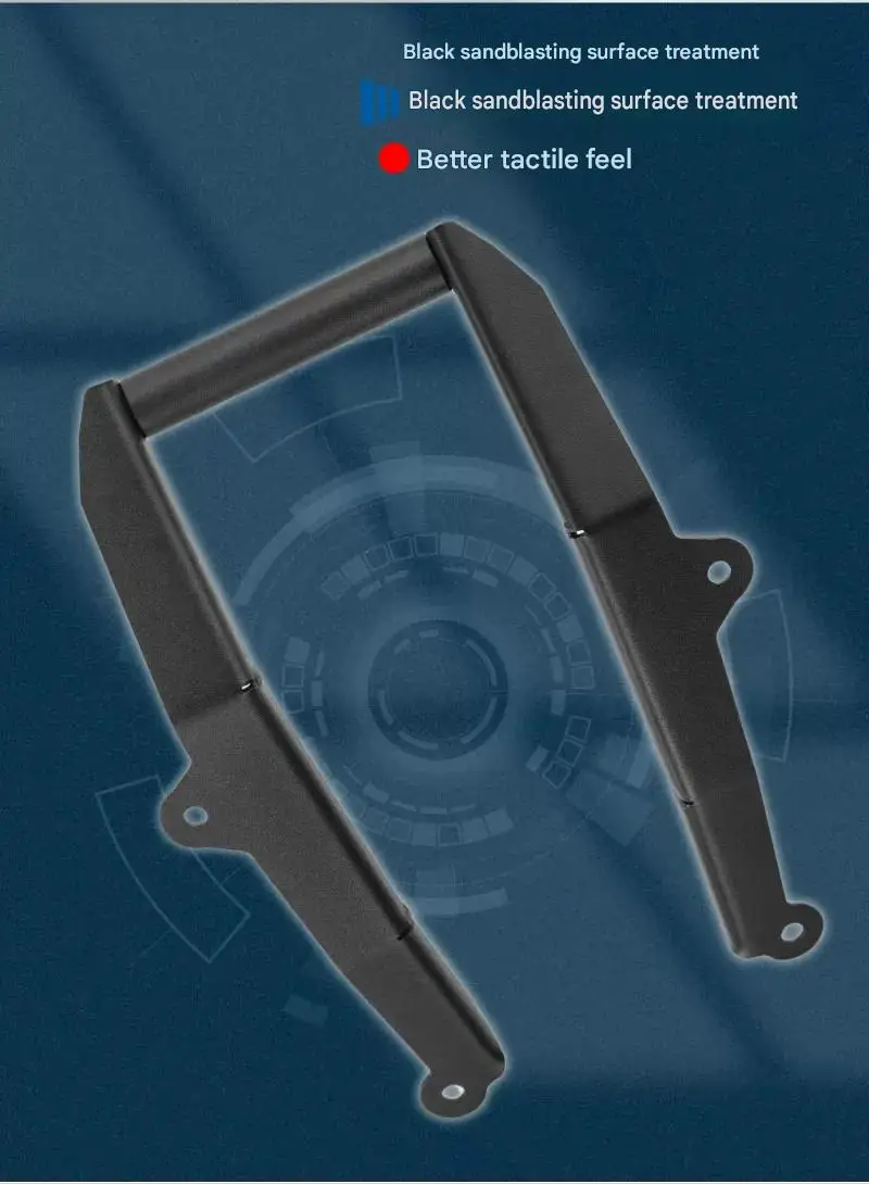 For F750GS Motorcycle Multifunctional Navigation Fixed Bracket Sturdy Welded Structure Mobile Phone Support Bar Set view 3