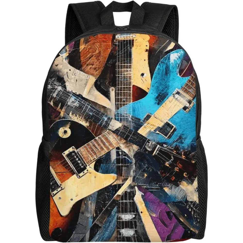 

Сумки для книг для женщин и мужчин, легкий рюкзак для ноутбука, музыкальный гитарный рюкзак, компьютерная сумка