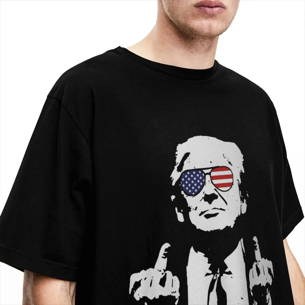 2024 Assassination Shooting Trump You Missed Shirt Merch for Men Women Cotton Humor Trump Rally Shot Tee Shirt Short Sleeve Tops