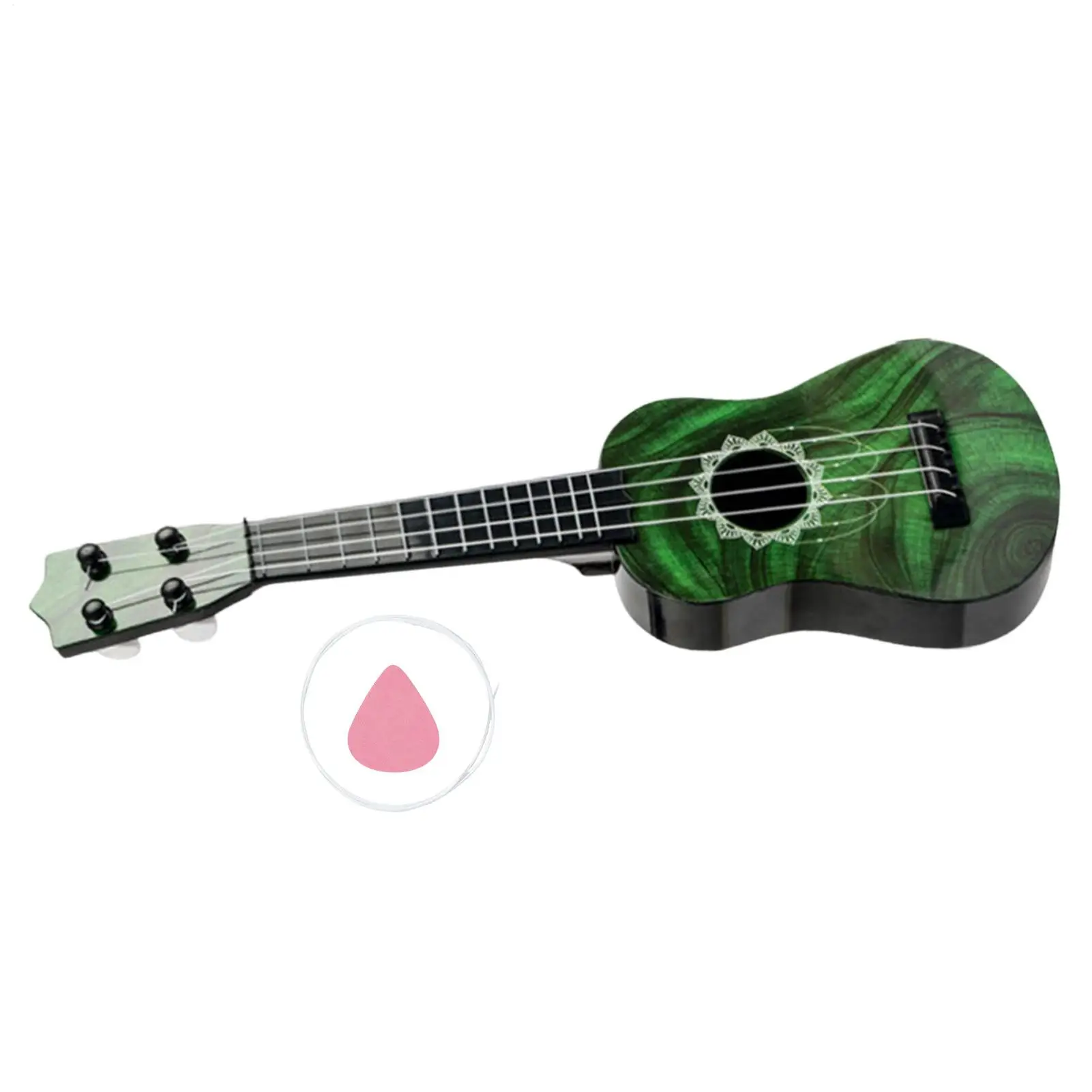 Beginner Ukulele 17 Inch Educational Toys Early Learning Instrument Toy For Kindergarten Students Classroom School Daycare Boys