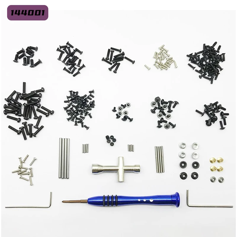 RC ترقية قطع غيار السيارات المعدنية كاردان المحور الكلب العظام المحور الخلفي قطع غيار السيارات WLtoys 1/14 144001 144010 144002 124017 124016